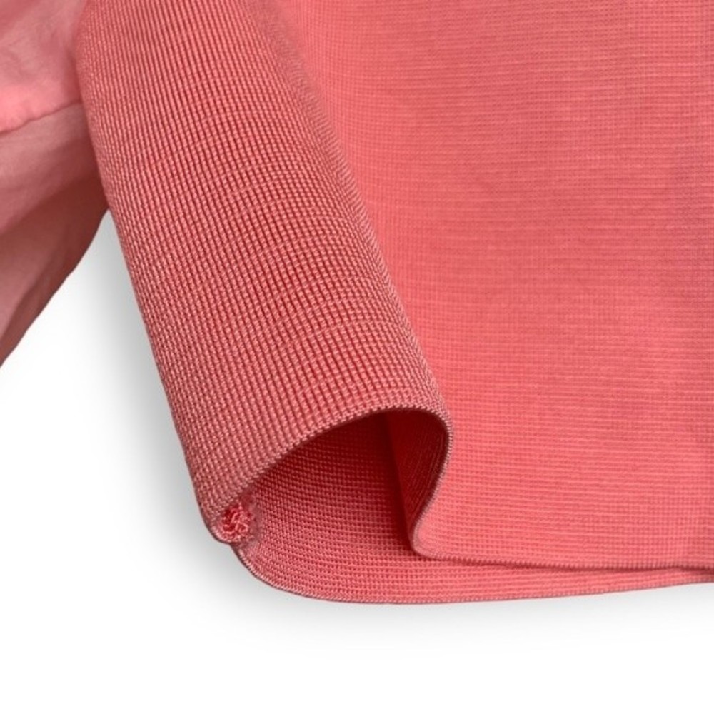 Zara Puff Sleeve Crop Top Pink Sheer Organza SOLD - Picture 10 of 16